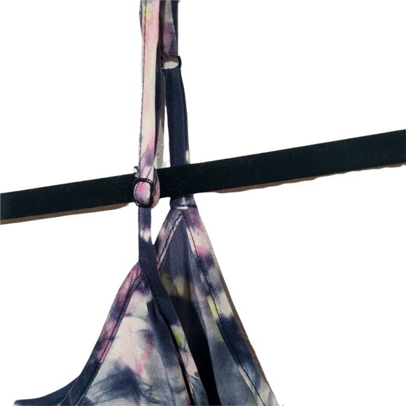 Eight Sixty Tie Dye Peplum Cami Tank Top Sz Small - Picture 12 of 12